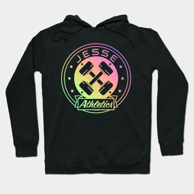 Colorful T-shirt for Jesse Athletics Hoodie by blackdogtees